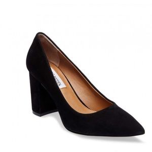 Ashlyn Black Nubuck Pump